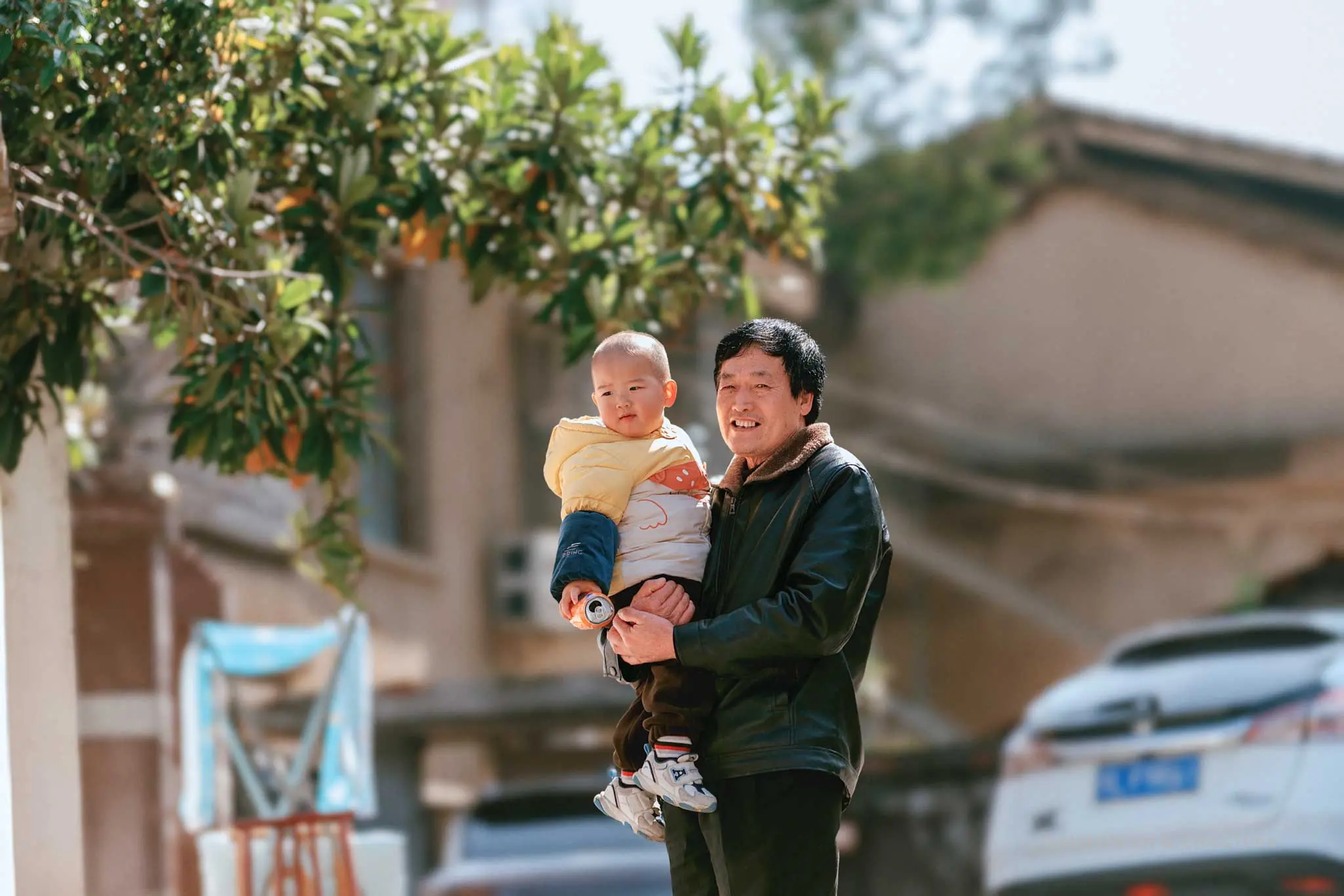 3月21日 与外公的合影